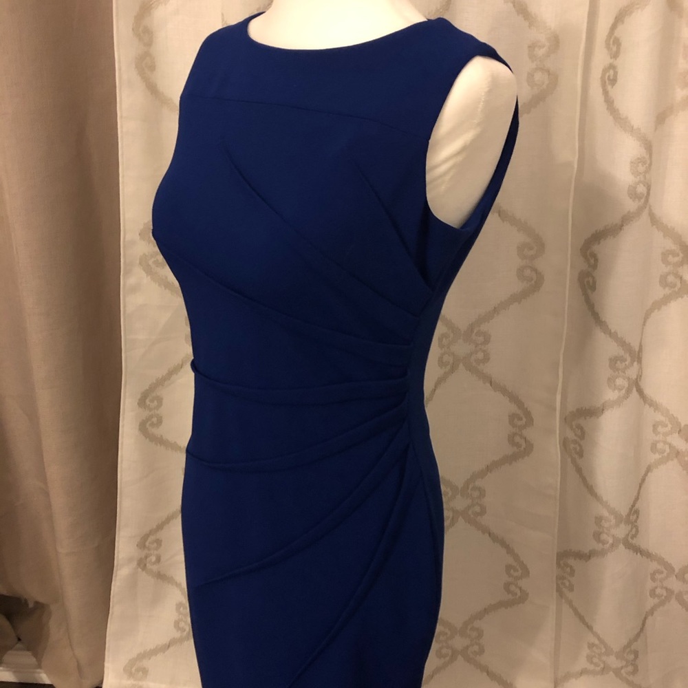 Marc New York jewel blue sheath dress - Picture 3 of 4